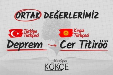 Ortak değerlerimiz deprem