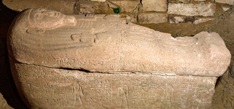 EGYPT UNVEILS ANCIENT RAMESES II-ERA ROYAL SECRETARY SARCOPHAGUS