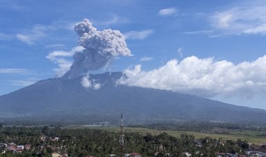 Indonesia’s Mount Marapi erupts again