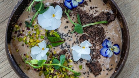 Çikolatalı Portakallı Smoothie Bowl