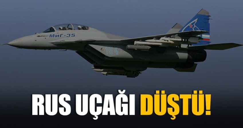 Rus savaş uçağı düştü