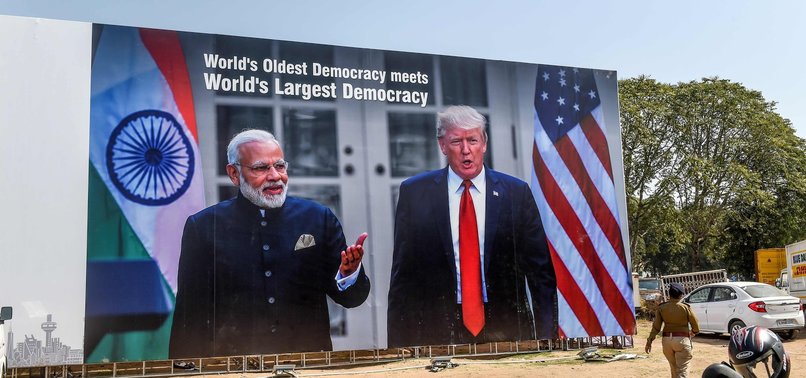INDIAN AUTHORITIES SCRAMBLE TO GIVE TRUMP A MEGA-RALLY