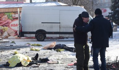 Market shelling leaves dozens dead in Russian-occupied Donetsk