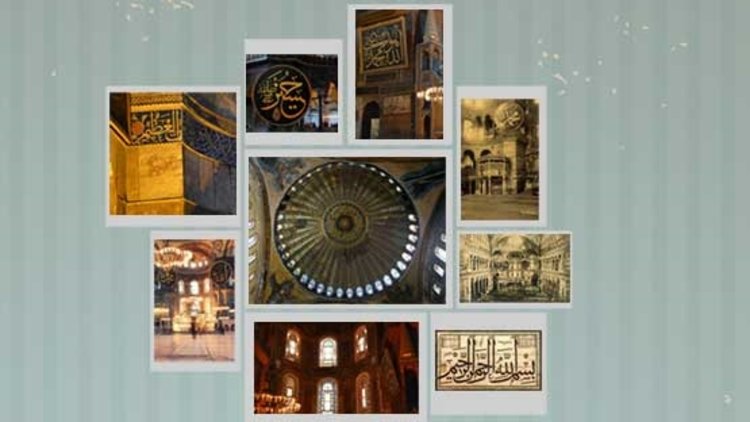 Ayasofya Camii’nin çağları aşan hat levha ve kitabeleri