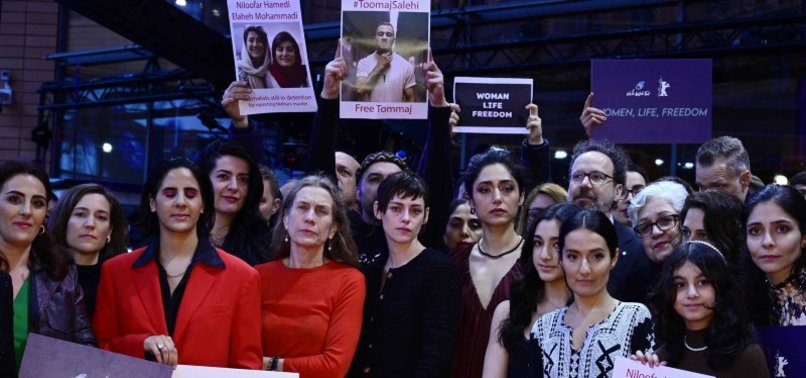 BERLINALE FILM STARS SHOW SOLIDARITY WITH IRAN PROTESTERS