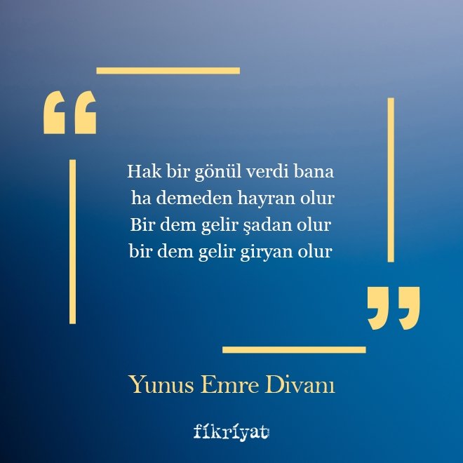 HAK BİR GÖNÜL VERDİ BANA