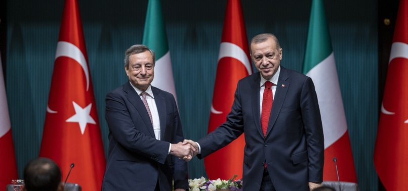 TÜRKIYE, ITALY TO DEEPEN COOPERATION IN DEFENSE INDUSTRY: TURKISH PRESIDENT