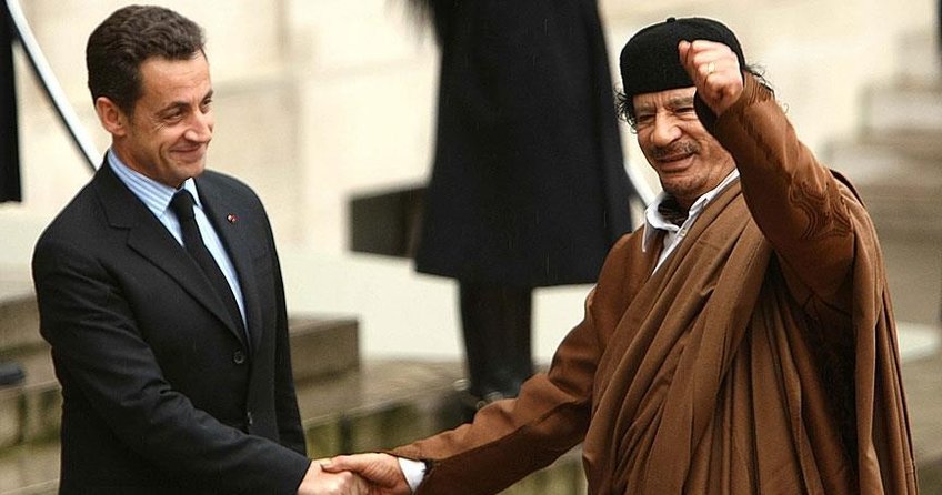 Kaddafi’den Sarkozy’ye destek iddiası