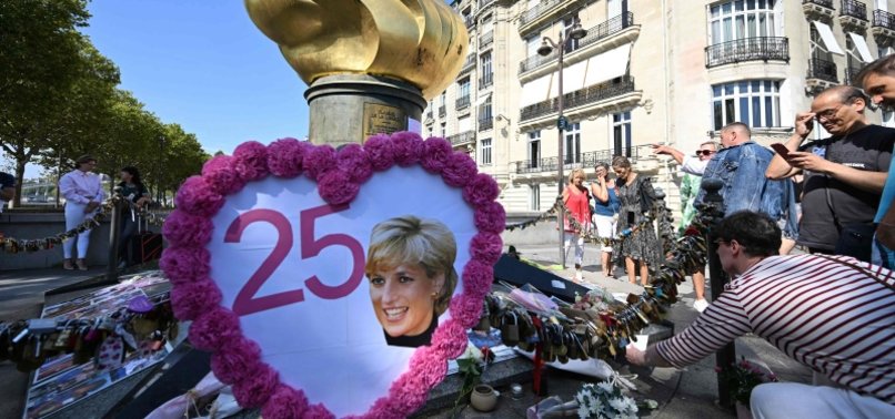 TRIBUTES PAID TO PRINCESS DIANA, 25 YEARS AFTER HER DEATH