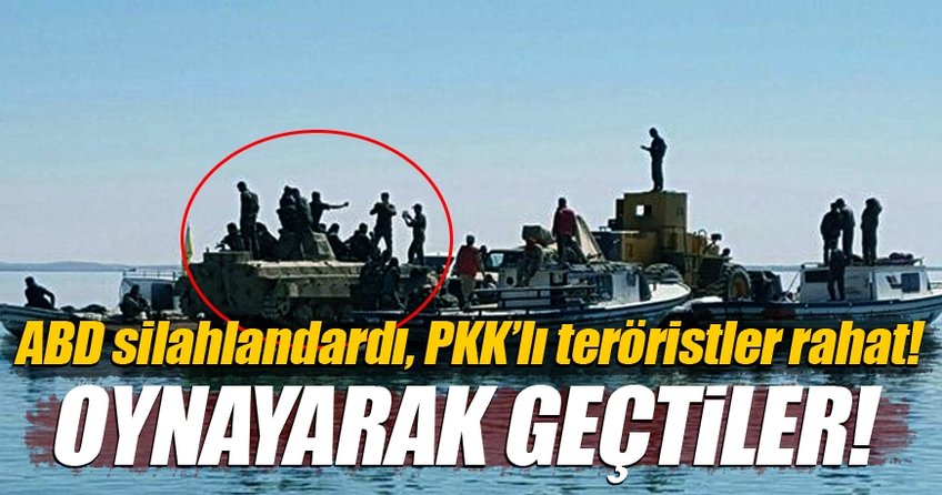 ABD silahlandırdı, PKK’lı teröristler rahat!