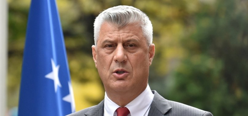 EX-KOSOVO PRESIDENT HASHIM THACI TO APPEAR IN COURT MONDAY