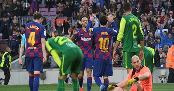 Messi hits four goals as Barca hammer Eibar 5-0