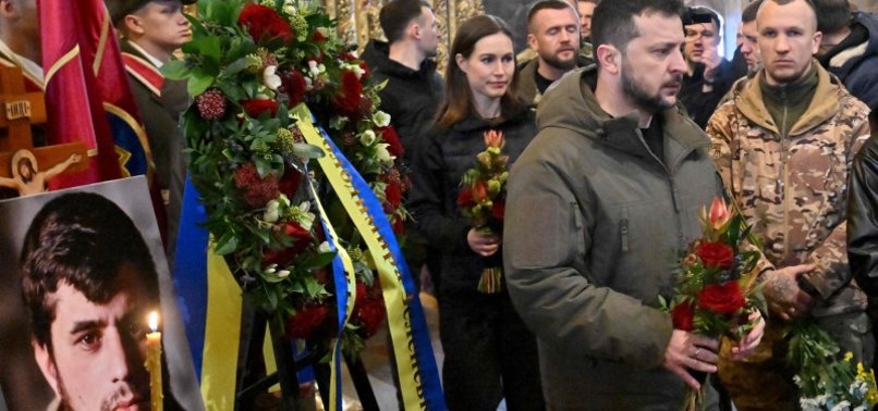ZELENSKIY LEADS TRIBUTES TO REVERED UKRAINIAN FIGHTER KILLED IN BAKHMUT