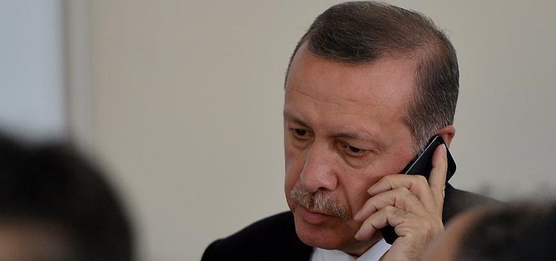 ERDOGAN MAKES PHONE CALL TO TURKISH TROOPS IN BASHIQA