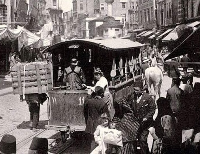 Dersaadet’te atlı tramvay