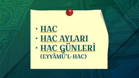 H Harfi | Hac Sözlüğü