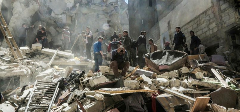 7 WHITE HELMETS VOLUNTEERS SHOT DEAD BY GUNMEN IN SYRIAS İDLIB
