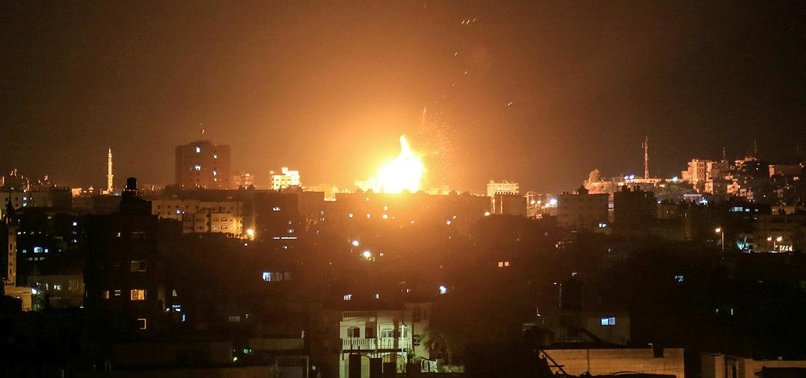 ISRAEL CONDUCTS AIRSTRIKES ON GAZA STRIP