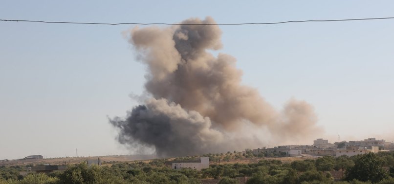 AIRSTRIKES STOP IN SYRIAS IDLIB AS CEASEFIRE TAKES EFFECT
