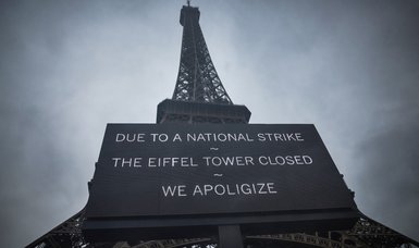 Eiffel Tower closed again as staff extend strike