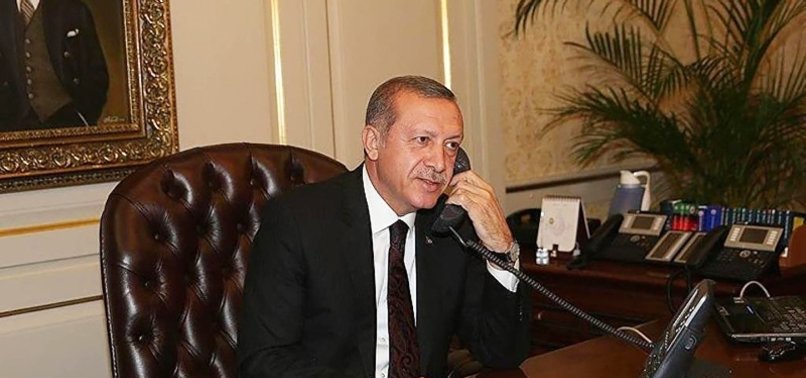 TURKISH PRESIDENT HOLDS PHONE CALLS WITH AFGHAN, IRANIAN, TOGOLESE LEADERS