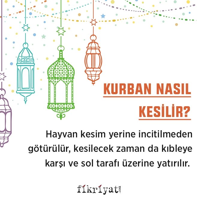 Kurban nasıl kesilir?