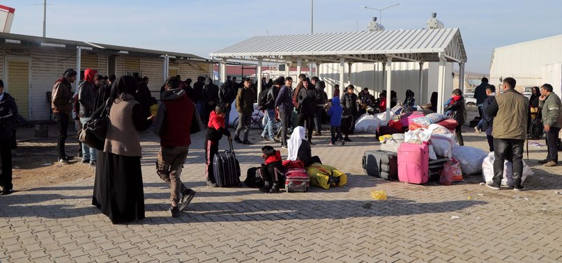 SYRIANS LIVING IN TURKEY CONTINUE TO RETURN TO LIBERATED REGIONS