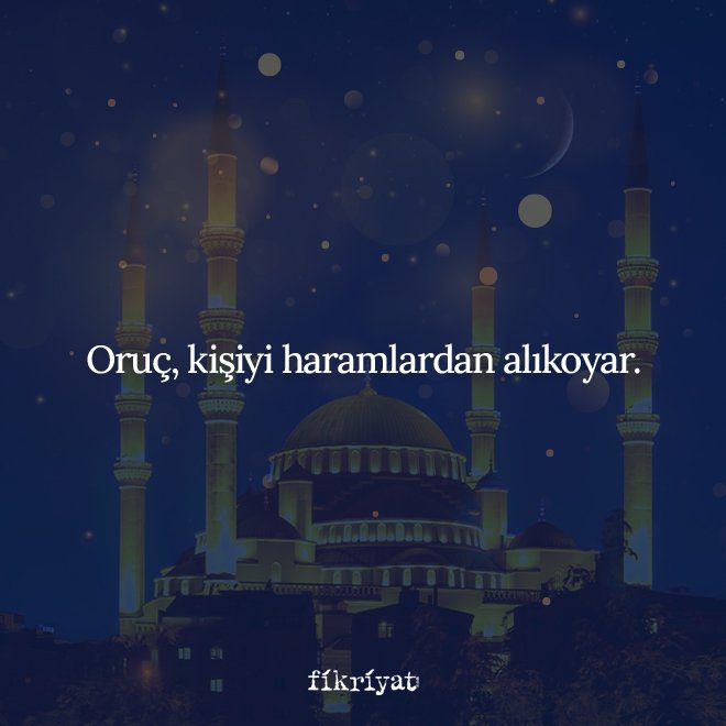 Oruç cehennem ateşine karşı bir kalkandır