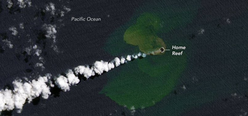 NEW ISLAND APPEARS IN PACIFIC AFTER UNDERWATER ERUPTION