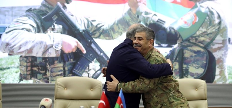 TURKISH DEFENSE CHIEF HAILS AZERBAIJANS UPPER KARABAKH VICTORY