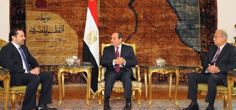 EGYPT’S SISI OFFERS SUPPORT TO HARIRI TO FORM LEBANESE GOV’T