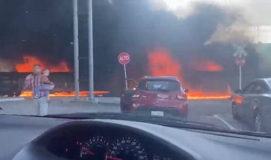 Fuel truck crash sparks huge fire in Mexico, hundreds evacuated