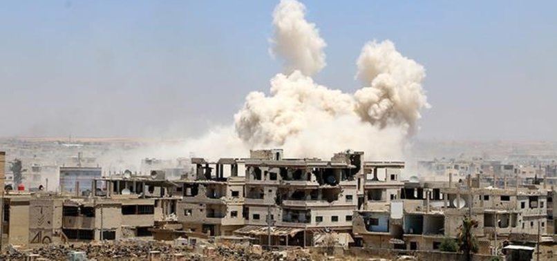 ASSAD REGIME TARGETS CIVILIANS IN DARAA WITH NAPALM BOMBS