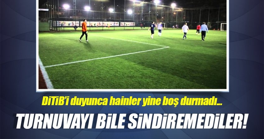 Gençlik turnuvasını bile sindiremediler