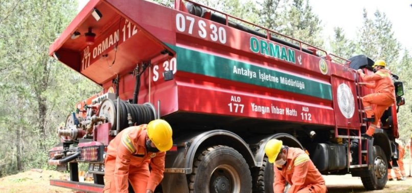 TURKISH MINISTRY OF FORESTRY INTENSIFIES EFFORTS AGAINST RISING FOREST FIRES
