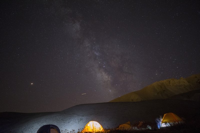 Erciyes’te samanyolu