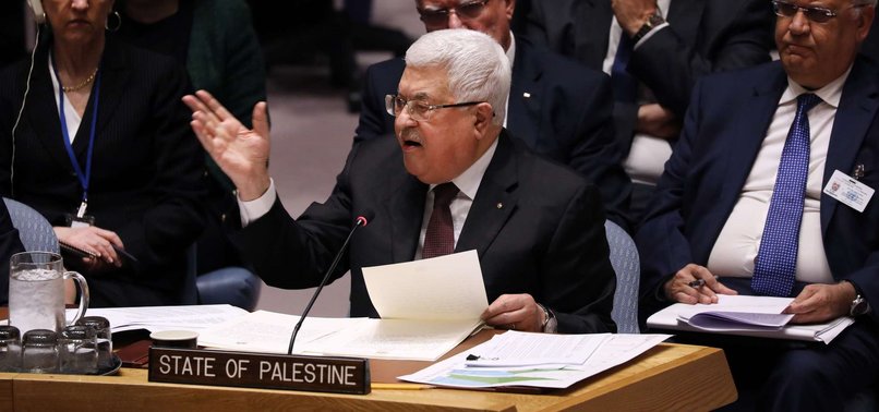 PALESTINIAN PRESIDENT ABBAS DENOUNCES TRUMPS SO-CALLED PEACE PLAN FOR MIDDLE EAST AS GIFT TO ISRAEL