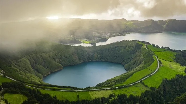 Sunset in the Azores