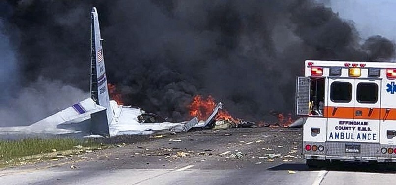 US MILITARY CARGO AIRCRAFT CRASHES NEAR GEORGIA AIRPORT, KILLING 5