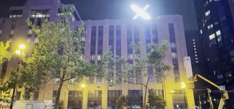 BRIGHT X SIGN REMOVED FROM FORMER TWITTER HEADQUARTERS FOLLOWING COMPLAINTS