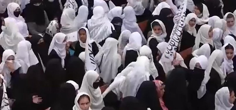SOME AFGHAN GIRLS RETURN TO HIGH SCHOOL IN KUNDUZ PROVINCE