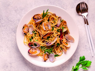Midyeli Spagetti