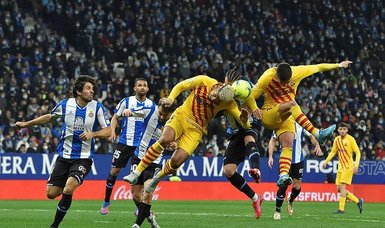 Barca's Araujo apologises for his gesture in Espanyol match