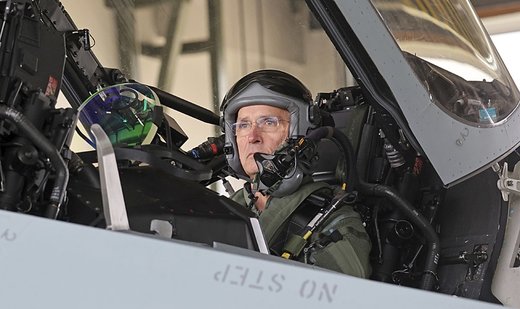NATO chief Stoltenberg flies in Eurofighter jet during Germany visit
