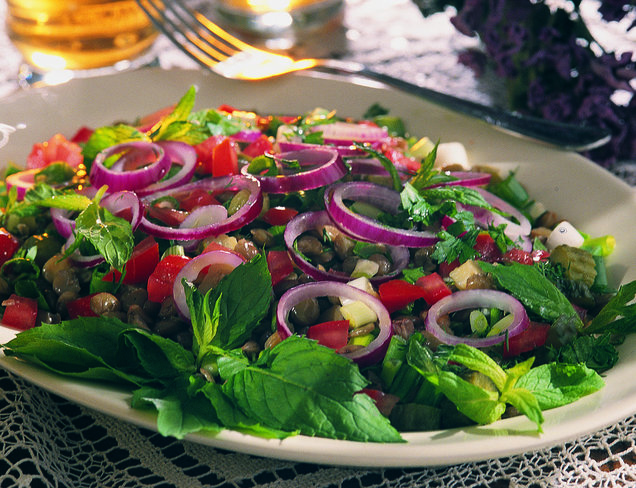 Yeşil Mercimek Salatası