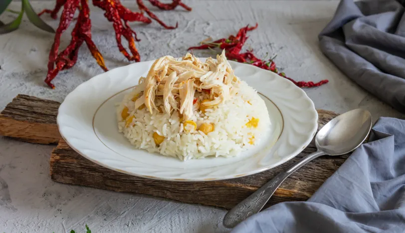 Tavuklu, Nohutlu Pirinç Pilavı