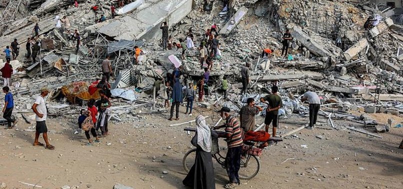 Israel Levels Gaza High-Rise Tower Near Civilian Encampment