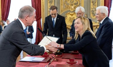 Far-right leader Meloni sworn in as Italy's first woman PM