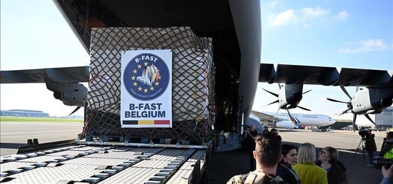 1ST BELGIAN PLANE DEPARTS TO AIRDROP FOOD AID TO GAZA AMID DIRE HUMANITARIAN SITUATION