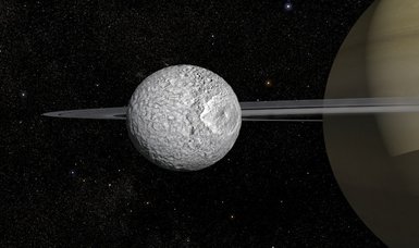 Saturn's 'Death Star' moon has a hidden secret - a subsurface ocean